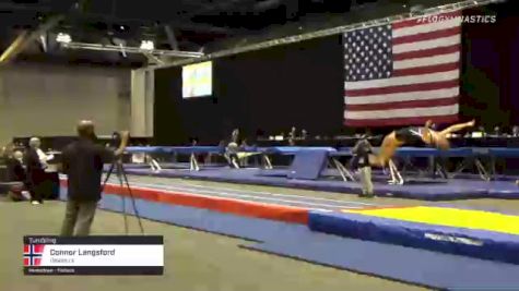 Connor Langsford - Tumbling, DeVeau's - 2021 USA Gymnastics Championships