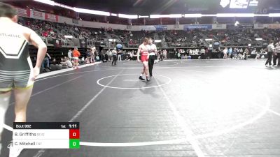 155 lbs Consi Of 16 #2 - Braylon Griffiths, Southeast Iowa Elite vs Clayton Mitchell, Florida National Team