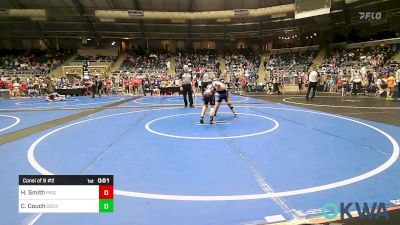 90 lbs Consi Of 8 #2 - Holden Smith, Piedmont vs Cooper Couch, Grove Takedown Club