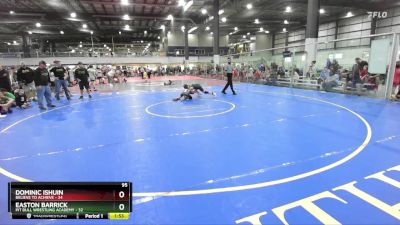 95 lbs Round 1 (6 Team) - Easton Barrick, PIT BULL WRESTLING ACADEMY vs Dominic Ishuin, BELIEVE TO ACHIEVE