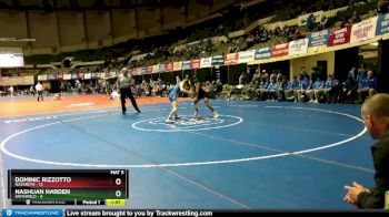 120 lbs Quarterfinals (8 Team) - Nashuan Harden, Smithfield vs Dominic Rizzotto, Nazareth