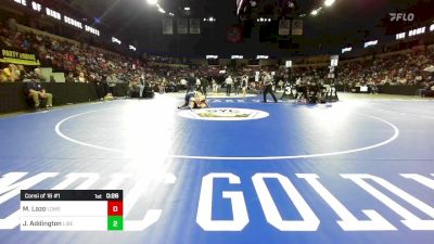 190 lbs Consi Of 16 #1 - Maxim Lazo, Lowell vs Jesse Addington, Liberty (Bak) (CS)