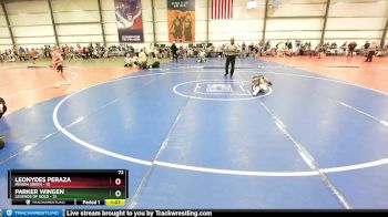 72 lbs Rd# 3 12:00pm Friday - Parker Wingen, Legends Of Gold vs Leonydes Peraza, Minion Green