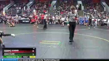 67 lbs Quarterfinals (8 Team) - Knox Plave, South Lyon Matcats vs Dominic Gorder, Davison