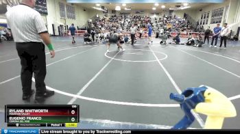 195 lbs 1st Place Match - Ryland Whitworth, Fountain Valley vs Eugenio Franco, Corona Del Mar