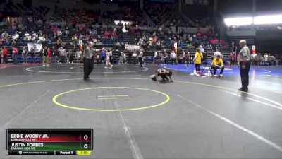 90 lbs Cons. Round 5 - Justin Forbes, Caravan Kids WC vs Eddie Woody Jr., Edwardsville WC