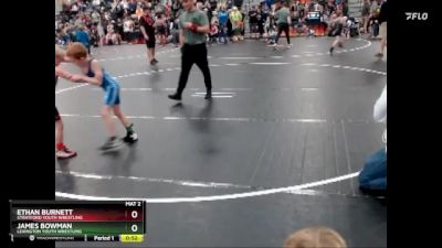 64 lbs Cons. Round 1 - James Bowman, Lexington Youth Wrestling vs Ethan Burnett, Stratford Youth Wrestling