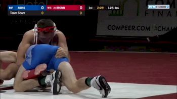 125 lbs Connor Brown, Wisconsin vs Kyle Akins, Buffalo