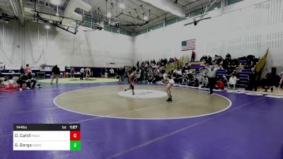 144 lbs Consi Of 8 #2 - Dillon Cahill, Pascack Hills vs Gino Gorga, Ramapo