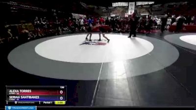 136 lbs Round 1 (4 Team) - Alexa Torres, KTWA vs Seriah Santibanes, CVWA