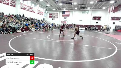 170 lbs Round Of 16 - Jared Hansen, Killingly vs Sebastian Rodriguez, Windham