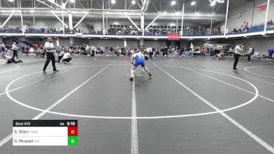 174 lbs Round Of 16 - Sammy Starr, Naval Academy vs Gage Musser, Air Force Academy