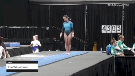 Elyse Wallace Legacy Gymnastics - Vault - 2022 Elevate the Stage Huntsville presented by SportsMED & Crestwood