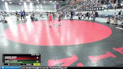 67 lbs Cons. Round 2 - Ilinca Cazac, Ascend Wrestling Academy vs Jaiden Ross, Cottonwood WC