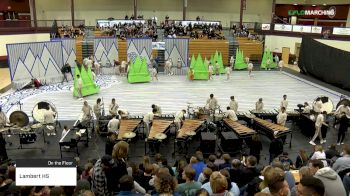 Lambert HS at 2019 WGI Percussion|Winds Atlanta Regional