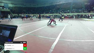 160 lbs Consi Of 8 #2 - Mikael Foster, Union vs Jescee Sanders, Salina Wrestling Club