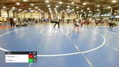 126 lbs Rr Rnd 1 - Colsen Spragg, Patriot USA Wrestling Club vs Brady Hand, 84 Athletes Black