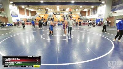 285 lbs Cons. Round 3 - Raymond Flores, Mountain View vs Marcus Ochoa, Serrano