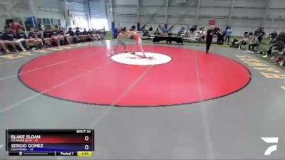 145 lbs Semis & 3rd Wb (16 Team) - Blake Sloan, Michigan Blue vs Sergio Gomez, California