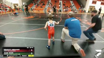 36-41 lbs Round 3 - Bradley Abraham, North Big Horn Rams vs Kade Good, Greybull Basin Athletic Club