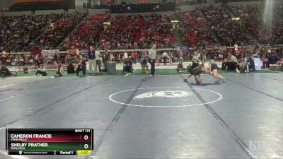 G 126 lbs Quarterfinal - Cameron Francis, Twin Falls vs Shelby Prather, Potlatch