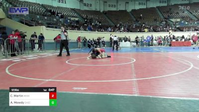 123 lbs Consi Of 8 #1 - Cochana Martin, Redskins Wrestling Club vs Annabelle Mowdy, Checotah Matcats