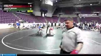 W-130 lbs Finals (2 Team) - Jordyn Beeson, Montana vs Josie Houk, Wyoming
