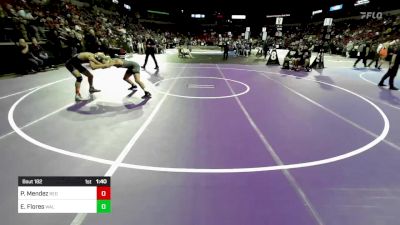 132 lbs Round Of 32 - Pedro Mendez, Redwood (CS) vs Elijah Flores, Walnut (SS)