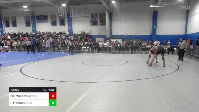 145 lbs Round Of 16 - Ben Mandeville, Taunton vs Paulo Knapp, Algonquin