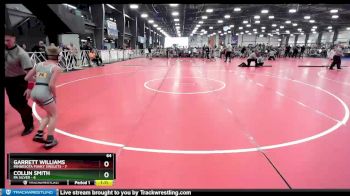 64 lbs Rd# 2 10:30am Friday - Collin Smith, PA Silver vs Garrett Williams, Minnesota Funky Singlets