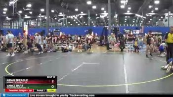 130 lbs Round 4 (6 Team) - Vance Barz, Waterpark Warriors vs Aidan Sprague, Indiana Outlaws 1