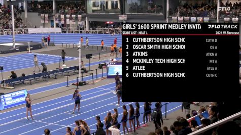 High School Girls' Sprint Medley Relay Invitational , Finals 1