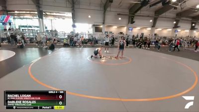 185 lbs Round 2 - Darlene Rosales, Amped Wrestling Club vs Rachel Logan, El Paso Supers Wrestling Club