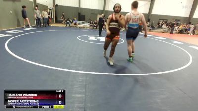 190 lbs Cons. Semi - Harland Warrior, Shelton Wrestling Club vs Jasper Armstrong, Askeo International Mat Club