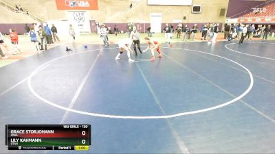 130 lbs Cons. Round 1 - Lily Kahmann, Utah vs Grace Storjohann, Iowa