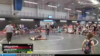 100 lbs Placement (4 Team) - Carolyn Geckler, Black Mambas vs Jordan Epstein, Big Money Movin