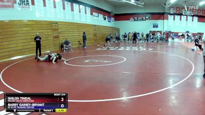 138 lbs Quarterfinal - Barry Gainey-Bryant, KC Elite Training Center vs Shiloh Tindal, Pelion Youth Wrestling