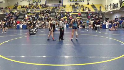 112 lbs Round Of 16 - Lane Fordyce, Bishop McCort vs Ella Campbell, Burrell