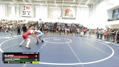 138 lbs Champ. Round 2 - Eli Baker, Whitney Point Youth Wrestling Club vs Konnor Forbes, Club Not Listed