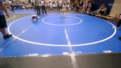 58 lbs Quarterfinal - Callan Carson, Salina Wrestling Club vs Cruz Capehart, Glenpool Warriors