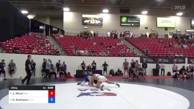 125 kg Cons Semis - Juan Mora, Bison Wrestling Club vs Harley Andrews, Tuttle Wrestling Club