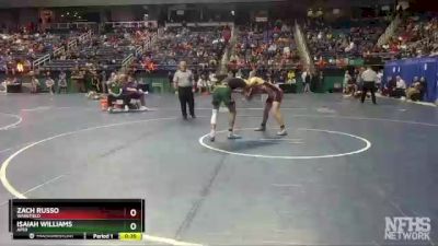 4A 152 lbs Cons. Round 3 - Isaiah Williams, Apex vs Zach Russo, Wakefield