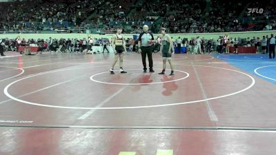 118 lbs Round Of 64 - Josh Tate, Muskogee JH Wrestling vs KOLBY WICKHAM, Jay Wrestling Club