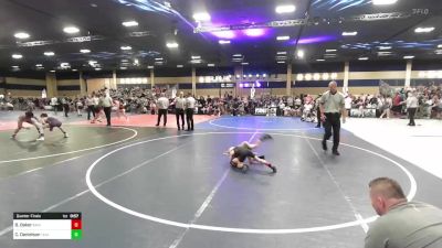 43 lbs Quarterfinal - Bentley Baker, Ravage WC vs Case Danielson, Texas Elite