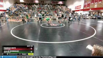 145 lbs Cons. Round 2 - Maddux Hintz, Green River vs Kaileb Rodriguez, Kelly Walsh