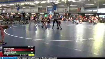 70 lbs Round 6 (10 Team) - Noah Thomas, Alabama Elite Black&nbsp; vs Aaron Jiles, Alpha Elite