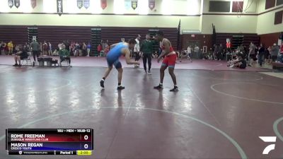 16UB-12 lbs Round 2 - Rome Freeman, Dubuque Wrestling Club vs Mason Regan, Cresco Youth