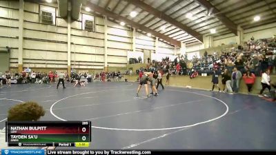 285 lbs Champ. Round 2 - Nathan Bulpitt, Lehi vs Tayden Sa`u, Orem