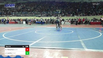 101 lbs Round Of 64 - Harley Mckahan, Bridge Creek Wrestling vs Joel Landry, Team Guthrie Wrestling