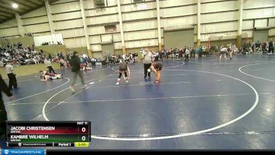 170 lbs Cons. Round 4 - Jacobi Christensen, Uintah vs Kambre Wilhelm, Uintah